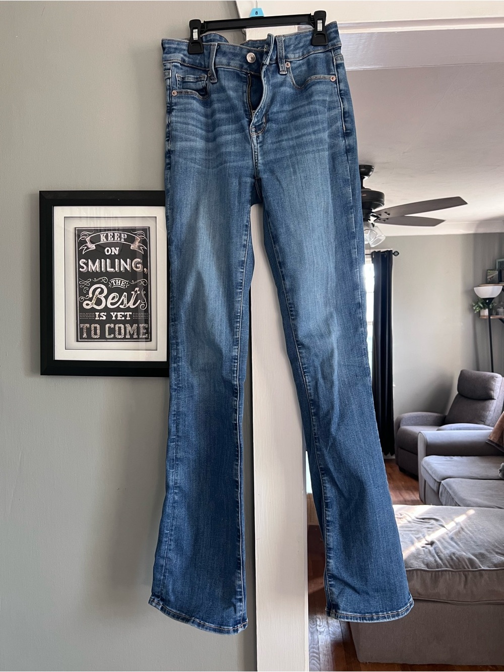 American Eagle Outfitters Blue Flare Jeans